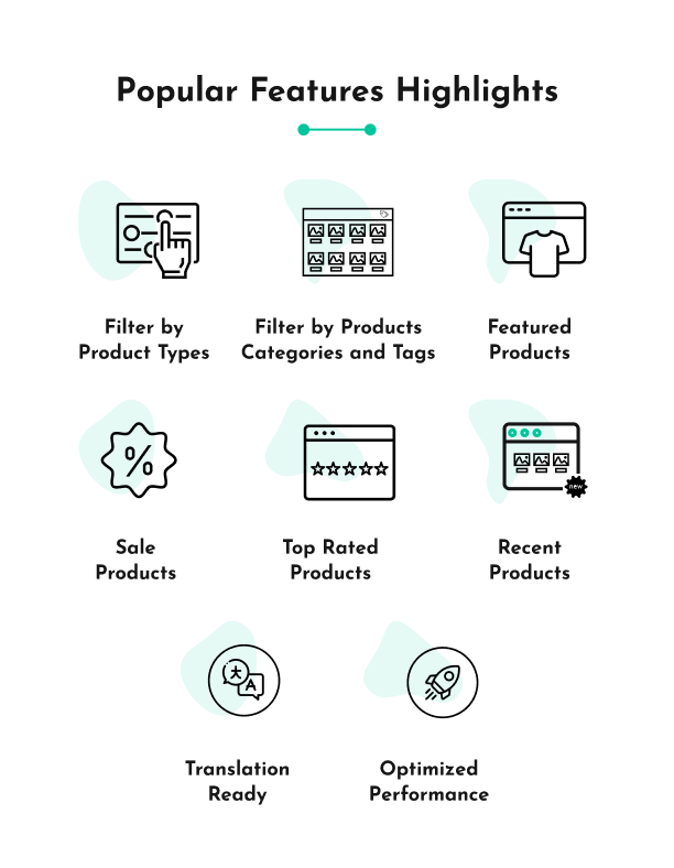 Popular Features Highlights - Advanced Product Catalog for WooCommerce