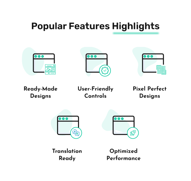 Popular Features Highlights - Timeline Layouts for Elementor