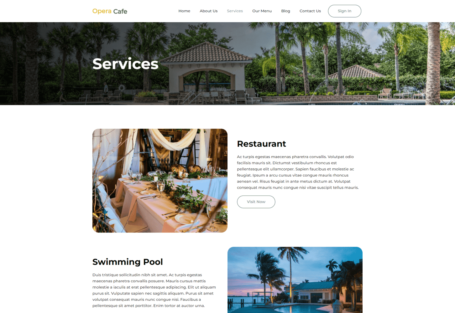 Opera Cafe Services
