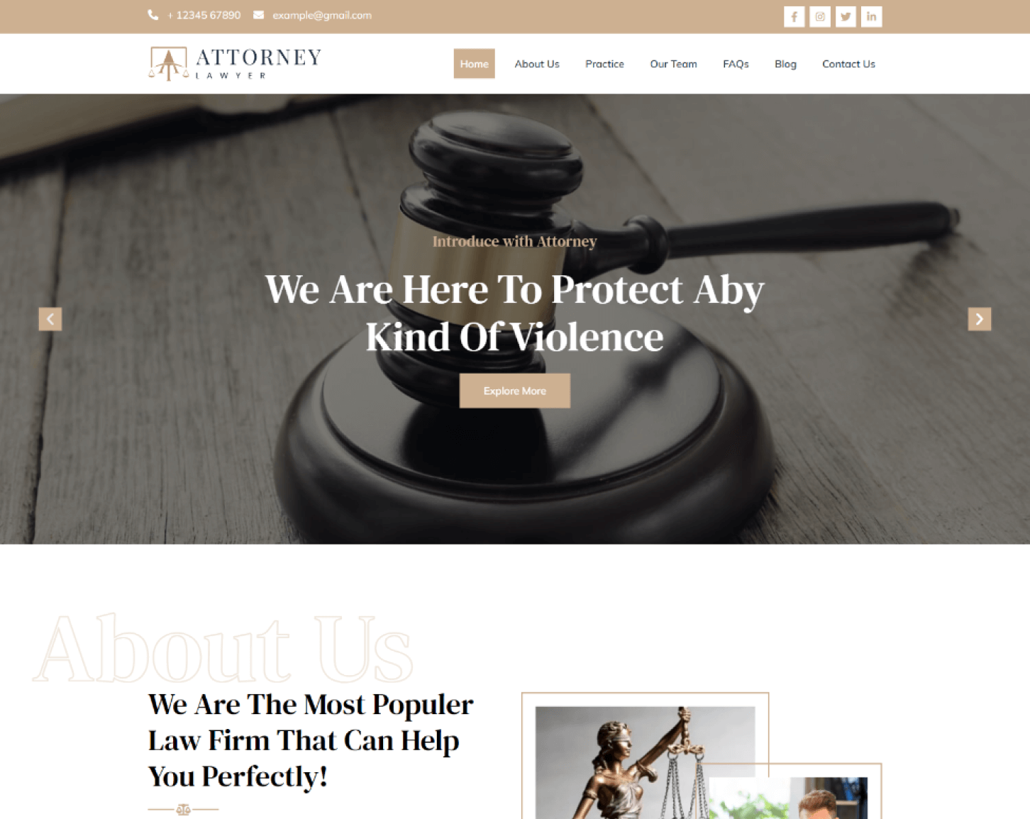 Attorney Home Page