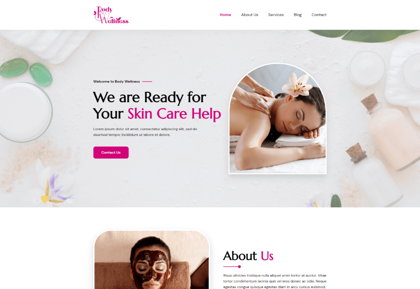 Body Wellness Home Page