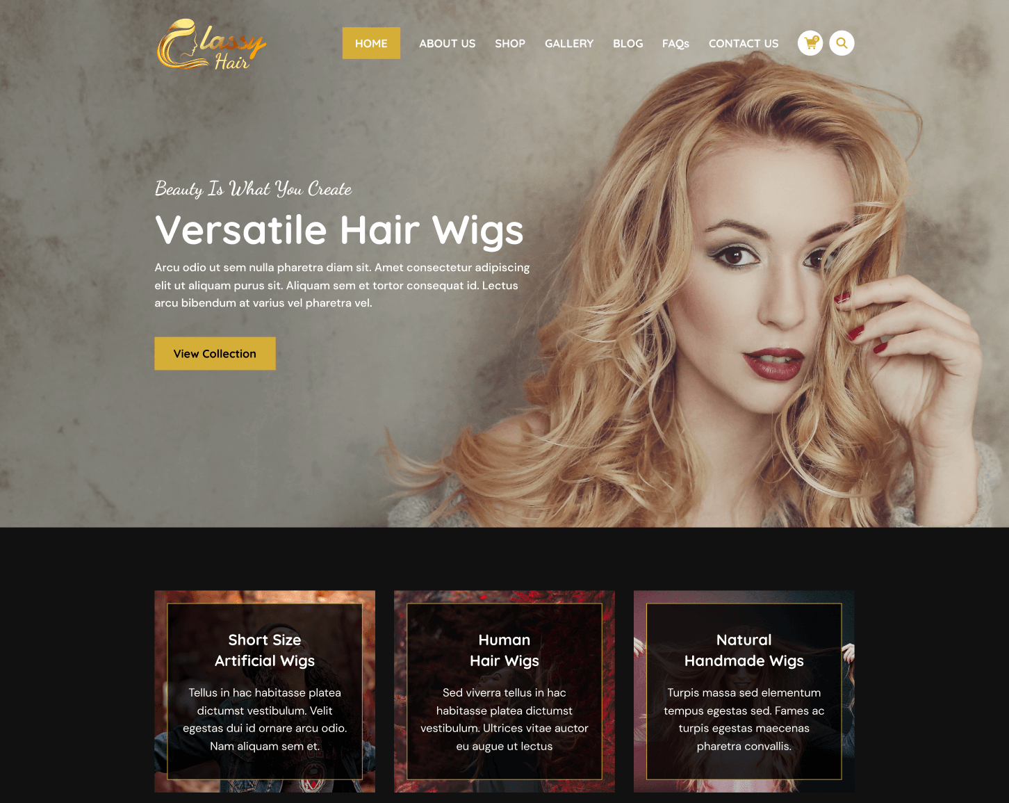 Classy Hair Home Page