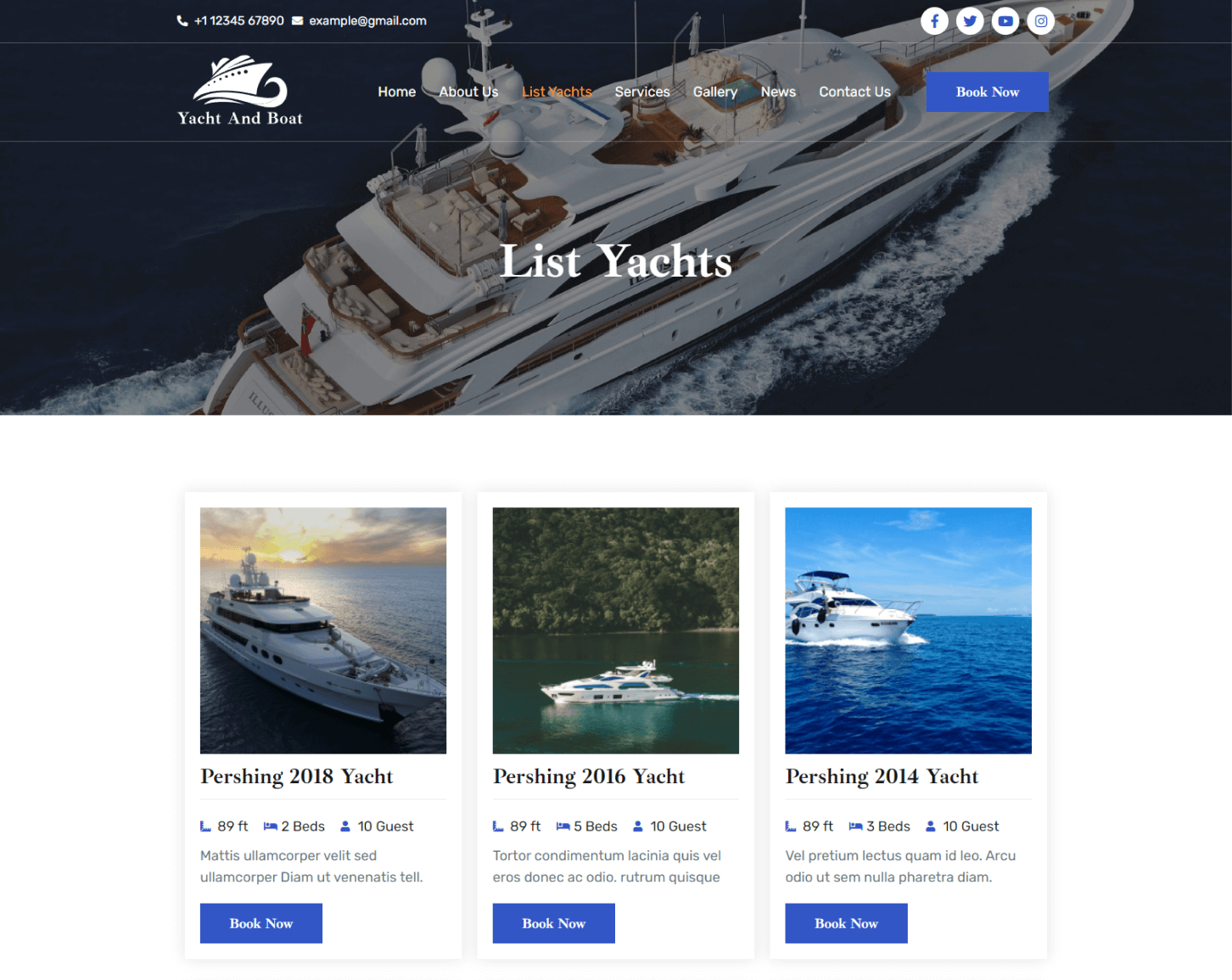 Yacht And Boat List Yachts