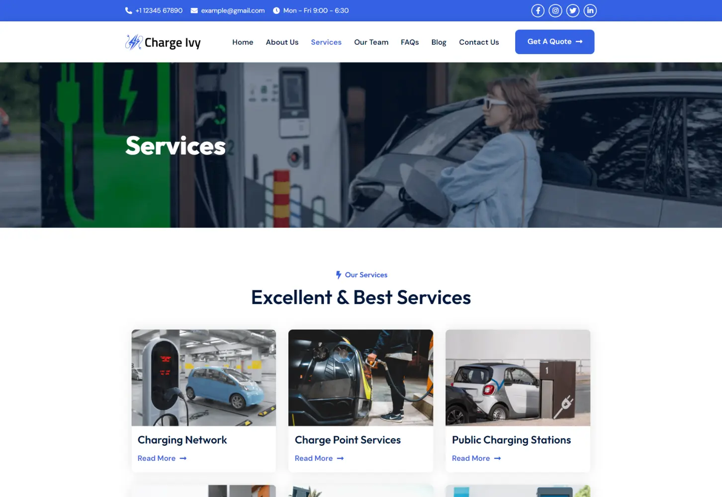 Charge Ivy Services