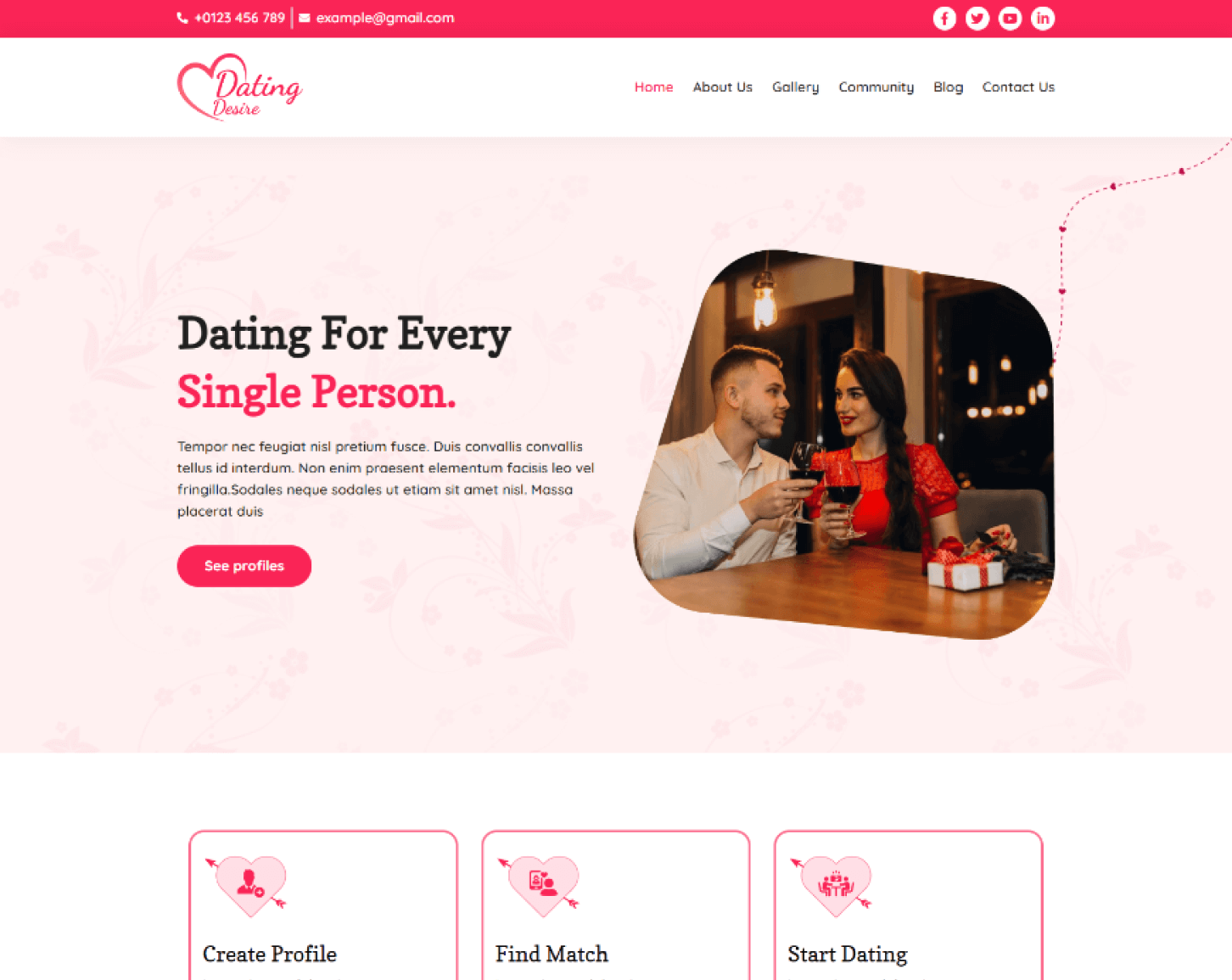 Dating Desire Home